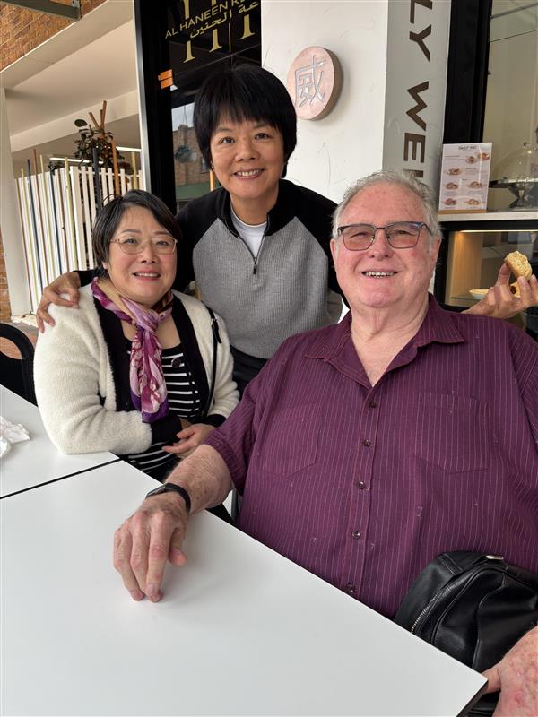 Bruce Turner with Rebecca Li