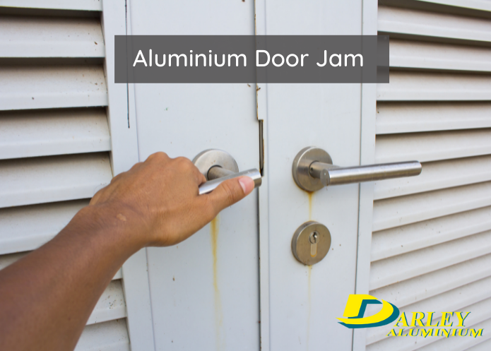 This image shows aluminium door jam
