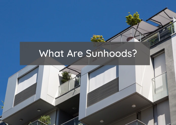 This image shows what are sunhood