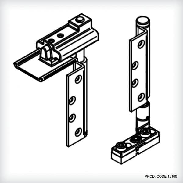 Image presents Pivot Set 100kg-ss (Suit Hv Door)